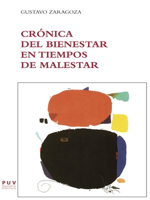 cover image of Crónica del bienestar en tiempos de malestar